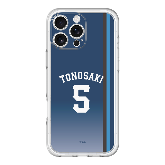 スリムプロテクションプレミアムケース［ 埼玉西武ライオンズ- #5 TONOSAKI - ビジター ］