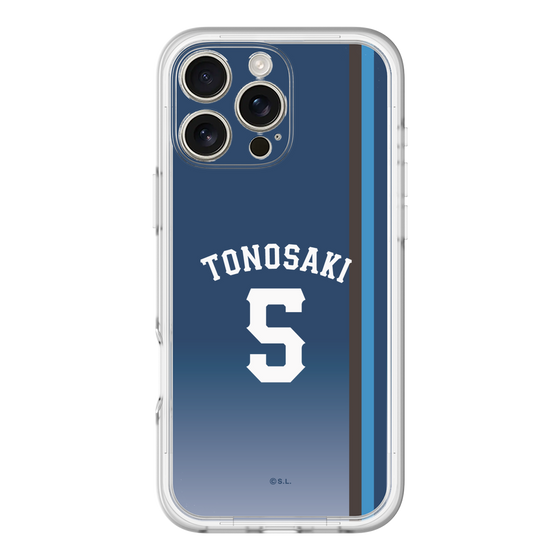 スリムプロテクションプレミアムケース［ 埼玉西武ライオンズ- #5 TONOSAKI - ビジター ］