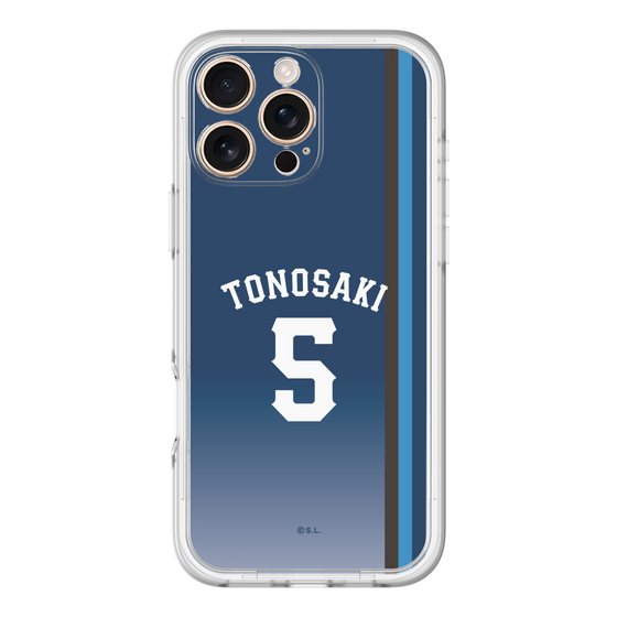 スリムプロテクションプレミアムケース［ 埼玉西武ライオンズ- #5 TONOSAKI - ビジター ］