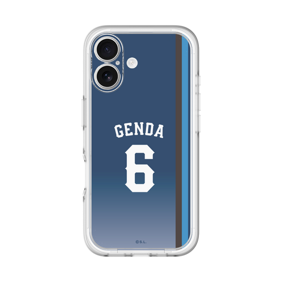 スリムプロテクションプレミアムケース［ 埼玉西武ライオンズ- #6 GENDA - ビジター ］