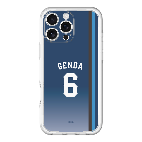 スリムプロテクションプレミアムケース［ 埼玉西武ライオンズ- #6 GENDA - ビジター ］