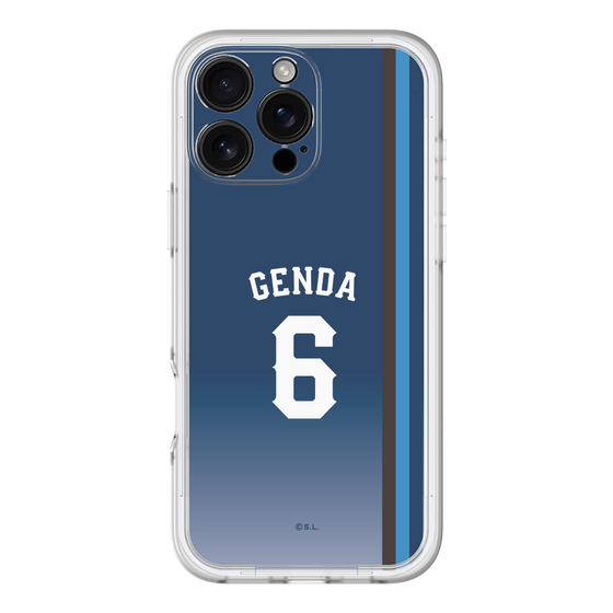 スリムプロテクションプレミアムケース［ 埼玉西武ライオンズ- #6 GENDA - ビジター ］