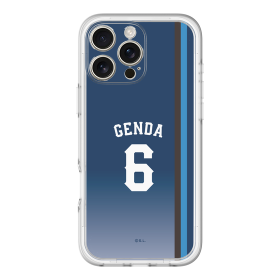 スリムプロテクションプレミアムケース［ 埼玉西武ライオンズ- #6 GENDA - ビジター ］