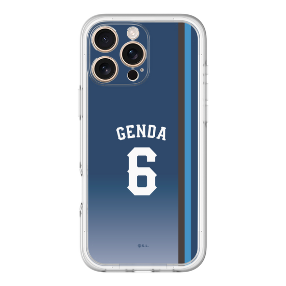 スリムプロテクションプレミアムケース［ 埼玉西武ライオンズ- #6 GENDA - ビジター ］