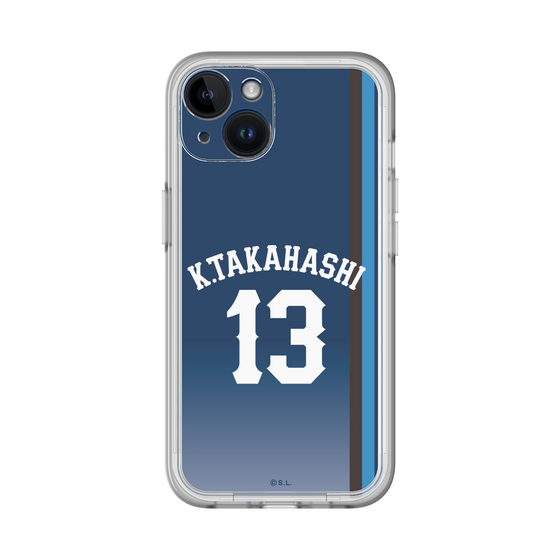スリムプロテクションプレミアムケース［ 埼玉西武ライオンズ- #13 TAKAHASHI - ビジター ］