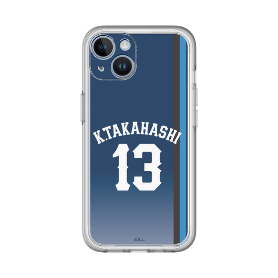 スリムプロテクションプレミアムケース［ 埼玉西武ライオンズ- #13 TAKAHASHI - ビジター ］