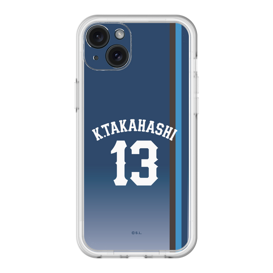 スリムプロテクションプレミアムケース［ 埼玉西武ライオンズ- #13 TAKAHASHI - ビジター ］
