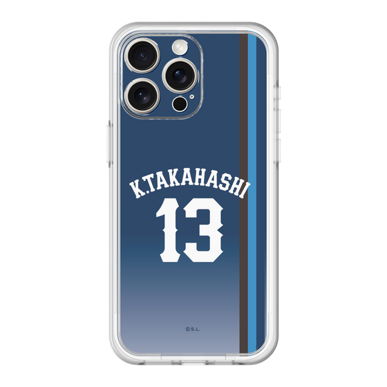スリムプロテクションプレミアムケース［ 埼玉西武ライオンズ- #13 TAKAHASHI - ビジター ］
