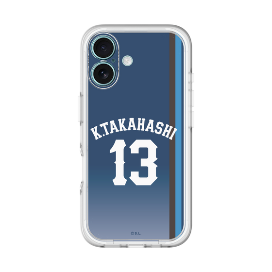 スリムプロテクションプレミアムケース［ 埼玉西武ライオンズ- #13 TAKAHASHI - ビジター ］
