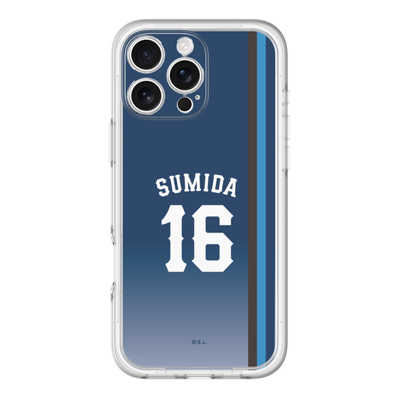 スリムプロテクションプレミアムケース［ 埼玉西武ライオンズ- #16 SUMIDA - ビジター ］