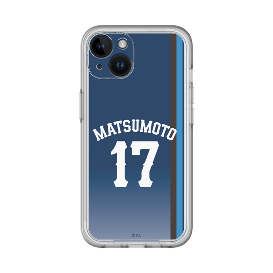 スリムプロテクションプレミアムケース［ 埼玉西武ライオンズ- #17 MATSUMOTO - ビジター ］