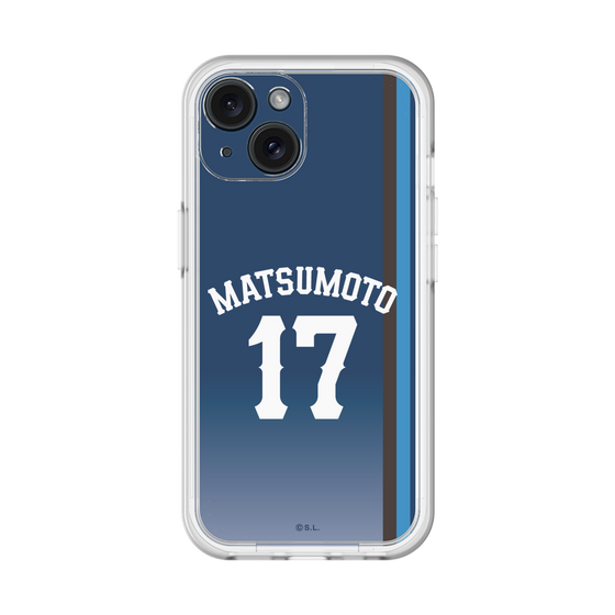 スリムプロテクションプレミアムケース［ 埼玉西武ライオンズ- #17 MATSUMOTO - ビジター ］
