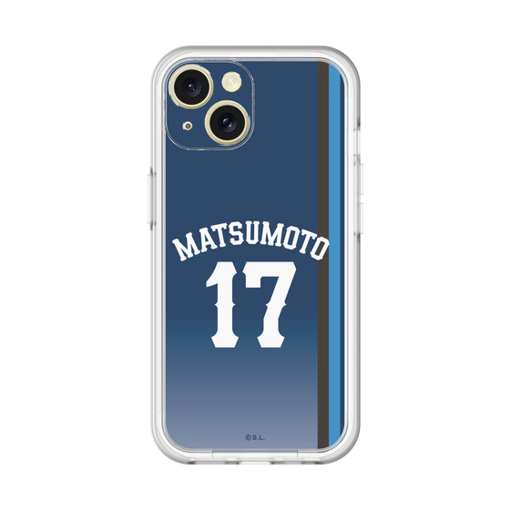 スリムプロテクションプレミアムケース［ 埼玉西武ライオンズ- #17 MATSUMOTO - ビジター ］