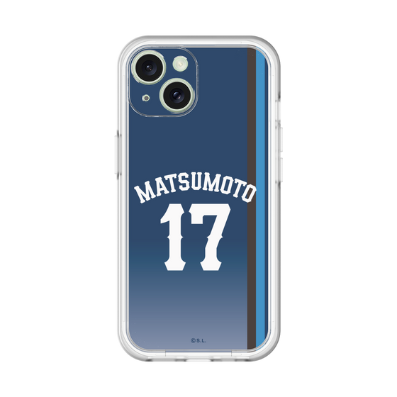 スリムプロテクションプレミアムケース［ 埼玉西武ライオンズ- #17 MATSUMOTO - ビジター ］