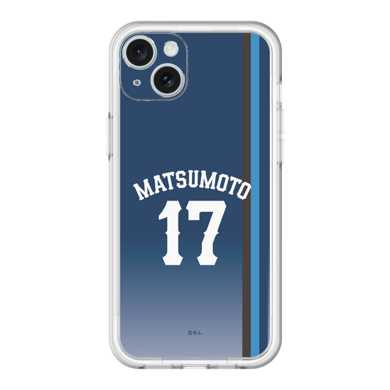 スリムプロテクションプレミアムケース［ 埼玉西武ライオンズ- #17 MATSUMOTO - ビジター ］