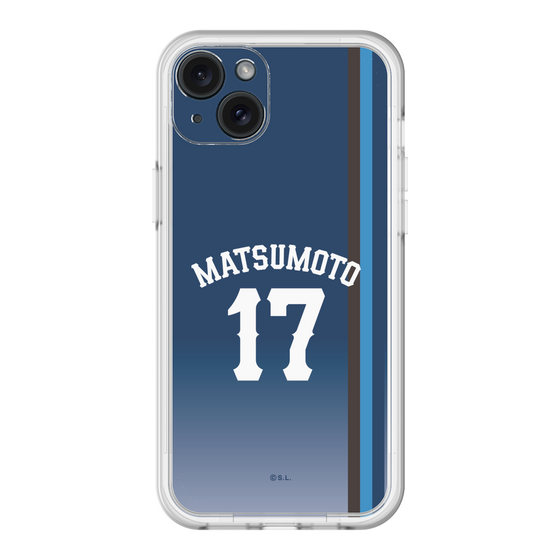 スリムプロテクションプレミアムケース［ 埼玉西武ライオンズ- #17 MATSUMOTO - ビジター ］