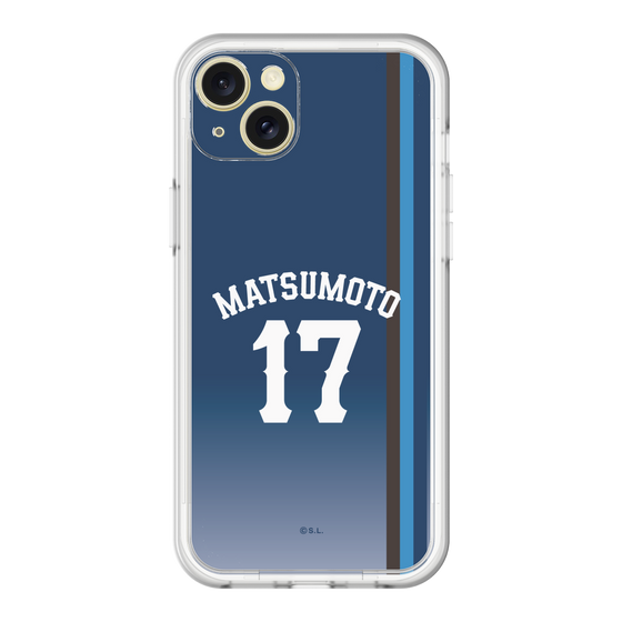 スリムプロテクションプレミアムケース［ 埼玉西武ライオンズ- #17 MATSUMOTO - ビジター ］