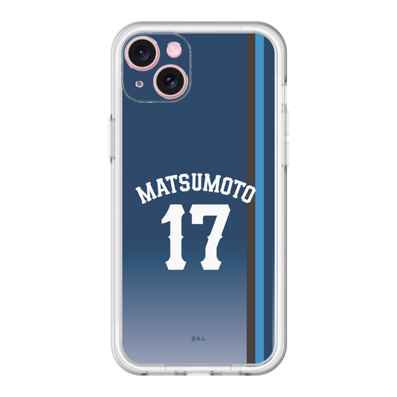 スリムプロテクションプレミアムケース［ 埼玉西武ライオンズ- #17 MATSUMOTO - ビジター ］