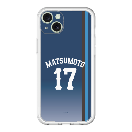 スリムプロテクションプレミアムケース［ 埼玉西武ライオンズ- #17 MATSUMOTO - ビジター ］
