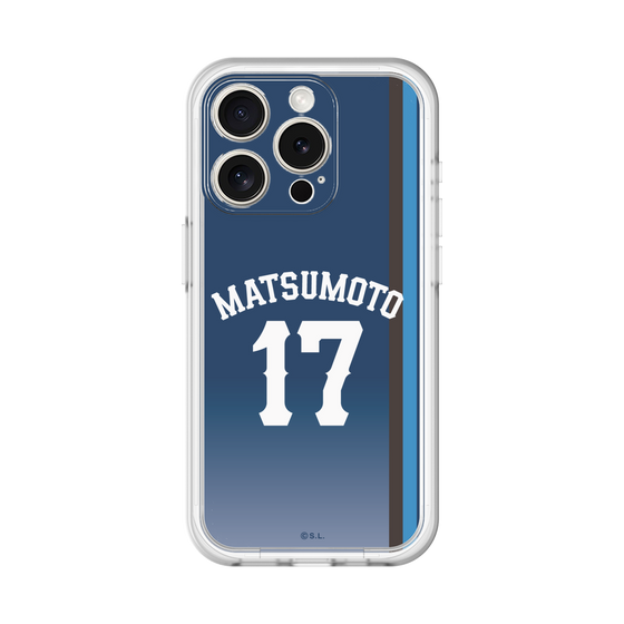 スリムプロテクションプレミアムケース［ 埼玉西武ライオンズ- #17 MATSUMOTO - ビジター ］