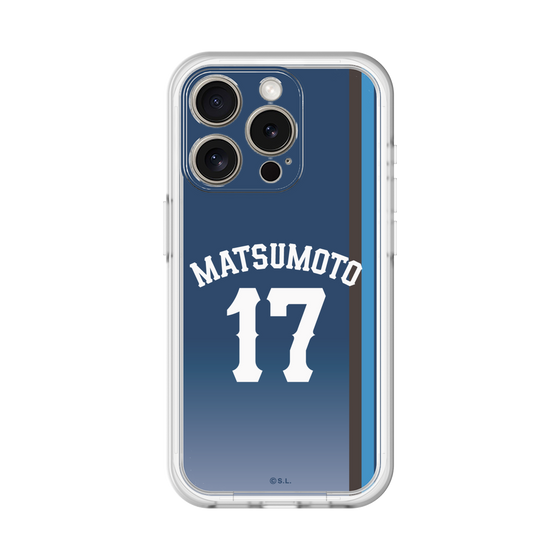 スリムプロテクションプレミアムケース［ 埼玉西武ライオンズ- #17 MATSUMOTO - ビジター ］