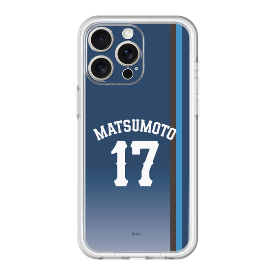 スリムプロテクションプレミアムケース［ 埼玉西武ライオンズ- #17 MATSUMOTO - ビジター ］