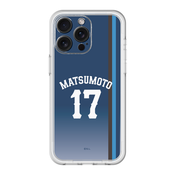 スリムプロテクションプレミアムケース［ 埼玉西武ライオンズ- #17 MATSUMOTO - ビジター ］