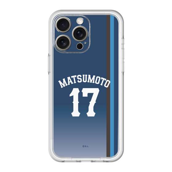 スリムプロテクションプレミアムケース［ 埼玉西武ライオンズ- #17 MATSUMOTO - ビジター ］
