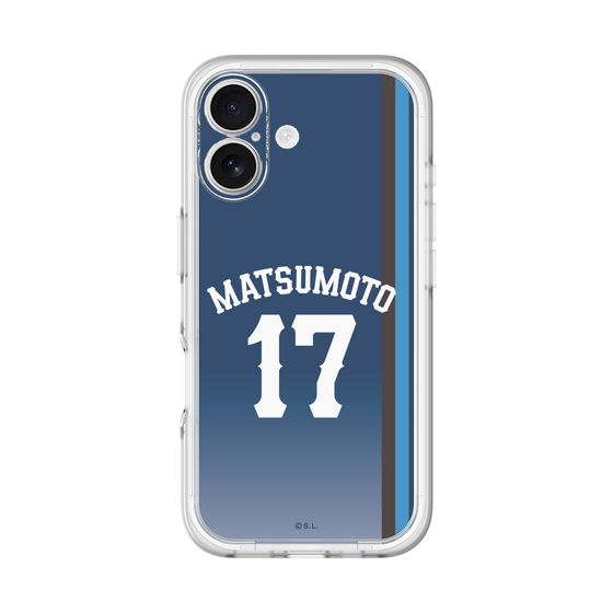 スリムプロテクションプレミアムケース［ 埼玉西武ライオンズ- #17 MATSUMOTO - ビジター ］