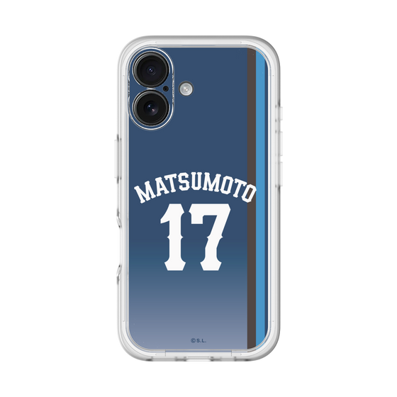 スリムプロテクションプレミアムケース［ 埼玉西武ライオンズ- #17 MATSUMOTO - ビジター ］