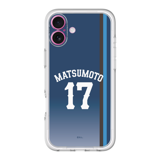 スリムプロテクションプレミアムケース［ 埼玉西武ライオンズ- #17 MATSUMOTO - ビジター ］