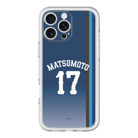 スリムプロテクションプレミアムケース［ 埼玉西武ライオンズ- #17 MATSUMOTO - ビジター ］