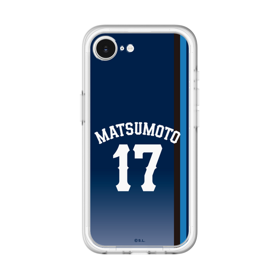 スリムプロテクションプレミアムケース［ 埼玉西武ライオンズ- #17 MATSUMOTO - ビジター ］