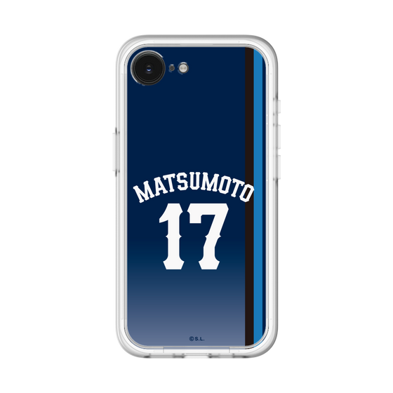 スリムプロテクションプレミアムケース［ 埼玉西武ライオンズ- #17 MATSUMOTO - ビジター ］