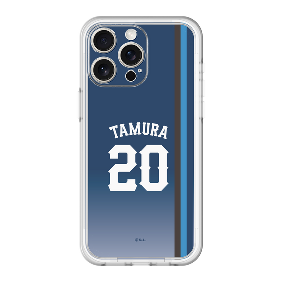 スリムプロテクションプレミアムケース［ 埼玉西武ライオンズ- #20 TAMURA - ビジター ］
