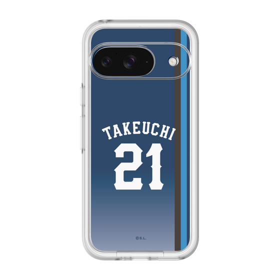 スリムプロテクションプレミアムケース［ 埼玉西武ライオンズ- #21 TAKEUCHI - ビジター ］