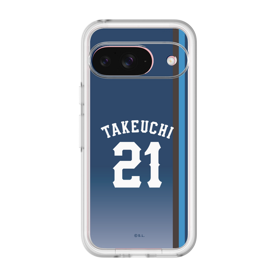 スリムプロテクションプレミアムケース［ 埼玉西武ライオンズ- #21 TAKEUCHI - ビジター ］