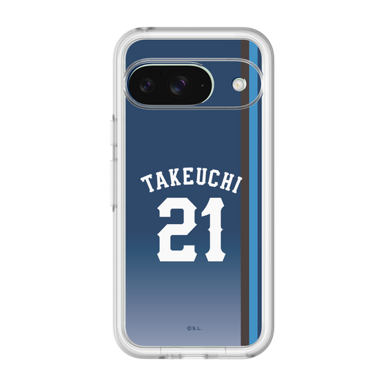 スリムプロテクションプレミアムケース［ 埼玉西武ライオンズ- #21 TAKEUCHI - ビジター ］