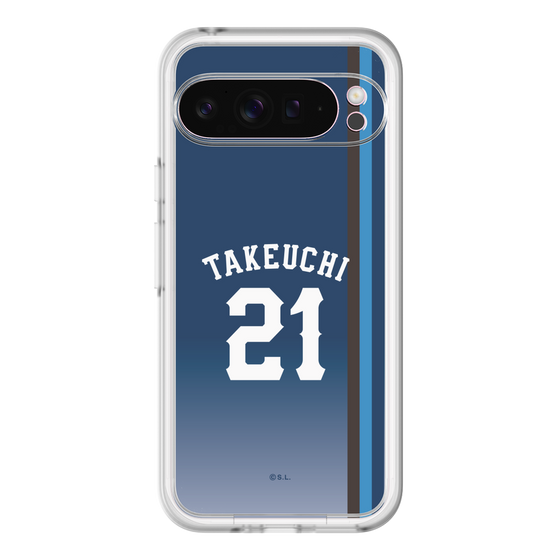 スリムプロテクションプレミアムケース［ 埼玉西武ライオンズ- #21 TAKEUCHI - ビジター ］