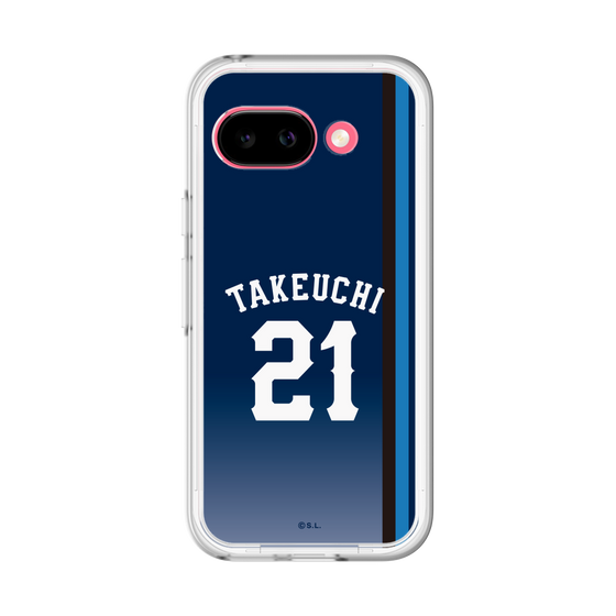 スリムプロテクションプレミアムケース［ 埼玉西武ライオンズ- #21 TAKEUCHI - ビジター ］