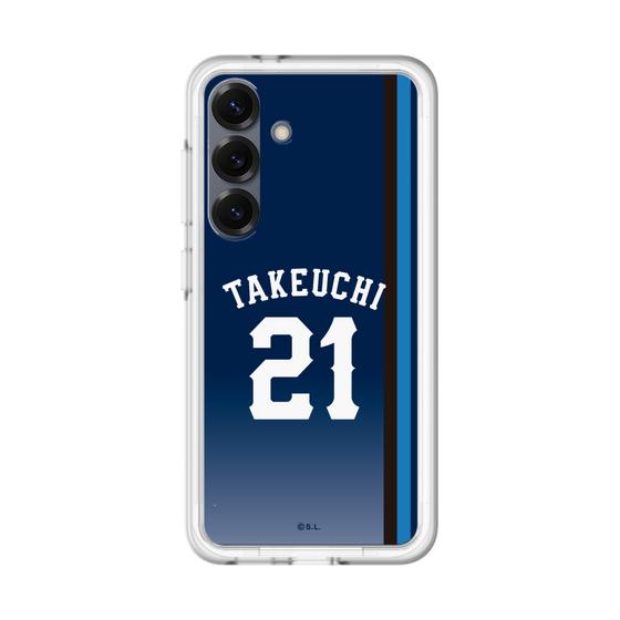 スリムプロテクションプレミアムケース［ 埼玉西武ライオンズ- #21 TAKEUCHI - ビジター ］