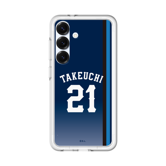 スリムプロテクションプレミアムケース［ 埼玉西武ライオンズ- #21 TAKEUCHI - ビジター ］