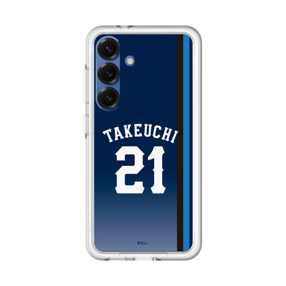 スリムプロテクションプレミアムケース［ 埼玉西武ライオンズ- #21 TAKEUCHI - ビジター ］
