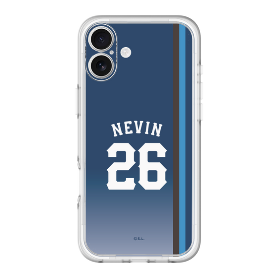 スリムプロテクションプレミアムケース［ 埼玉西武ライオンズ- #26 NEVIN - ビジター ］