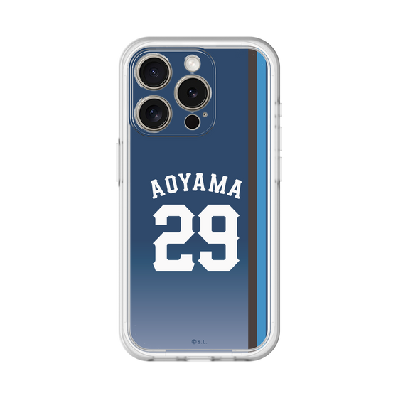 スリムプロテクションプレミアムケース［ 埼玉西武ライオンズ- #29 AOYAMA - ビジター ］