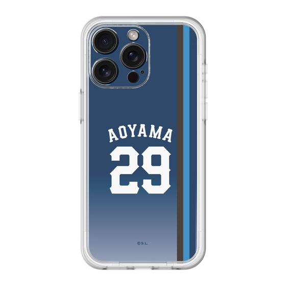 スリムプロテクションプレミアムケース［ 埼玉西武ライオンズ- #29 AOYAMA - ビジター ］