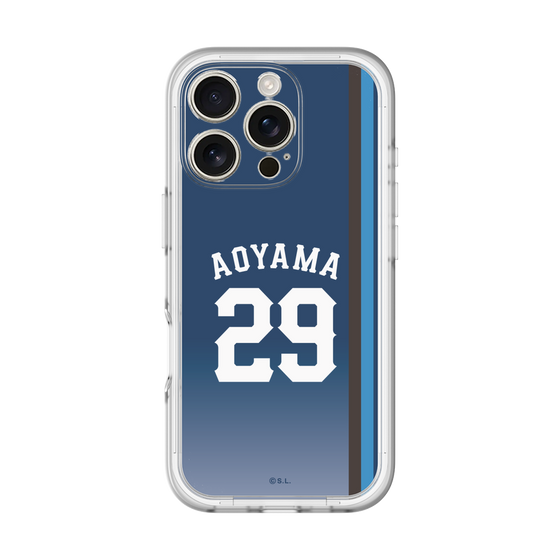 スリムプロテクションプレミアムケース［ 埼玉西武ライオンズ- #29 AOYAMA - ビジター ］