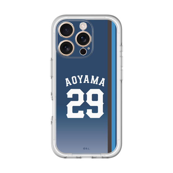 スリムプロテクションプレミアムケース［ 埼玉西武ライオンズ- #29 AOYAMA - ビジター ］