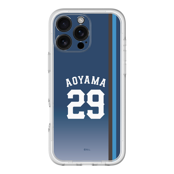 スリムプロテクションプレミアムケース［ 埼玉西武ライオンズ- #29 AOYAMA - ビジター ］
