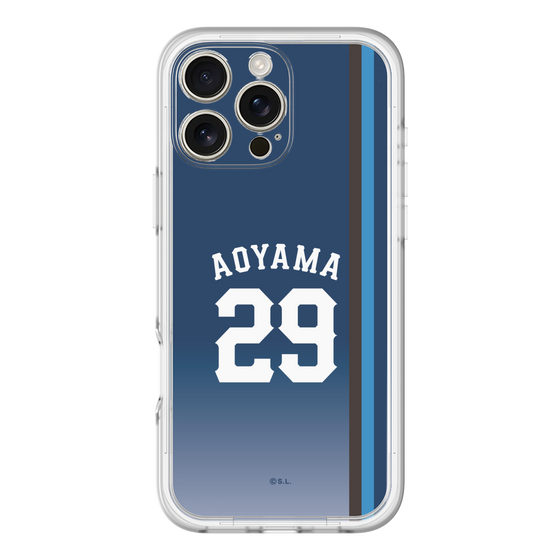スリムプロテクションプレミアムケース［ 埼玉西武ライオンズ- #29 AOYAMA - ビジター ］
